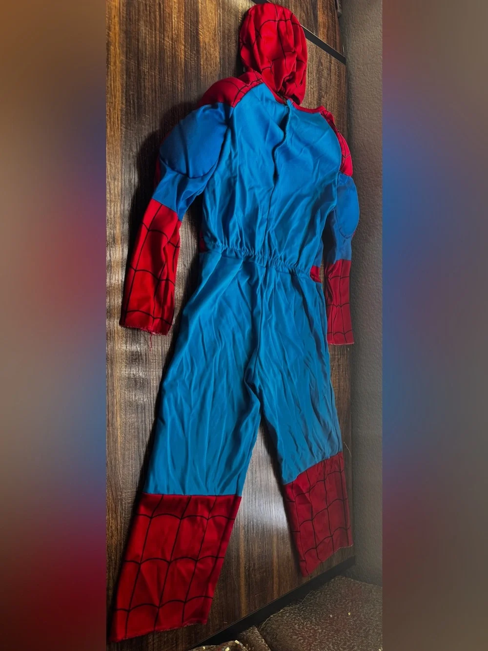 Marvel Spider-Man Muscle Costume Toddler Size 3T 4T Jumpsuit Mask NWT